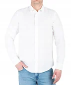 Koszule męskie - Koszula Lee PATCH SHIRT 112364230 Bright White L - miniaturka - grafika 1