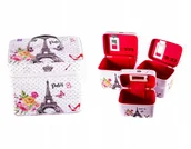 Kosmetyczki, organizery i kuferki - Organizer Kuferek Kosmetyczny 3W1, Różne Kolory - miniaturka - grafika 1