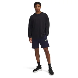 Męskie spodenki dresowe Under Armour UA Icon Fleece Short Taping - granatowe - Spodenki męskie - miniaturka - grafika 1