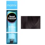 Farby do włosów i szampony koloryzujące - Matrix Tonal Control Pre-Bonded, kwasowy toner żelowy ton w ton, 4AA, 90ml - miniaturka - grafika 1