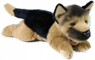 Maskotka Piesek Owczarek Niemiecki Leżący - 30/20cm - Maskotki i pluszaki - miniaturka - grafika 1