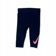 Legginsy - Getry legginsy dziewczęce NIKE logo 9 miesięcy - miniaturka - grafika 1