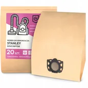 Worki do odkurzaczy - 20x Worek do Odkurzacza Stanley SXVC35PTDE Papierowy Duży Torba Worki 2A-W - miniaturka - grafika 1
