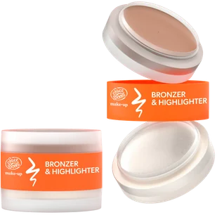 Faceboom Kremowy Bronzer i Rozświetlacz do Konturowania 01 Cool - Bronzery i konturowanie twarzy - miniaturka - grafika 1
