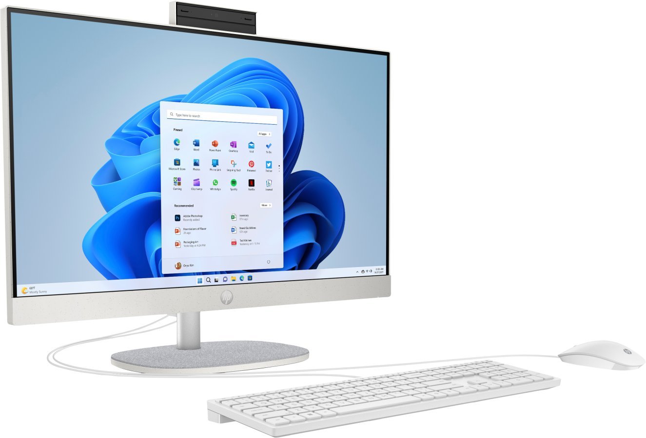 HP All in One HP 24-cr0156ns / BV1R6EA / Intel i5-13 / 16GB / 512GB / Intel Xe / Dotyk / FullHD / Win 11