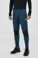 Spodnie męskie - adidas Performance spodnie treningowe Tiro 23 Competition Winterized kolor niebieski wzorzyste - miniaturka - grafika 1