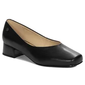 Półbuty damskie - Maciejka Czółenka Damskie Skórzane Czarne-37 - miniaturka - grafika 1