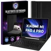 Etui do tabletów - Etui i klawiatura bezprzewodowa do Xiaomi Mi Pad 6 / 6 Pro 11" 2023 czarny - miniaturka - grafika 1