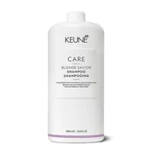 Kosmetyki kąpielowe dla dzieci - Keune Blonde Savior Shampoo, Szampon Wzmacniający Do Włosów Rozjaśnianych, 1000ml - miniaturka - grafika 1