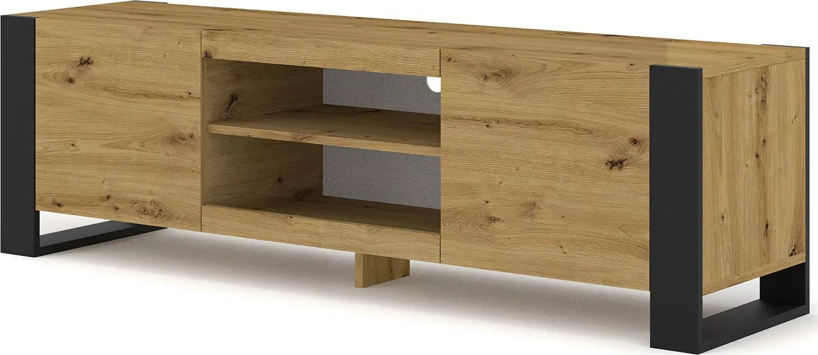 Elior Szafka rtv dąb artisan - Birma 3X