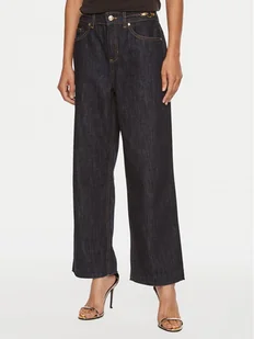 Just Cavalli Jeansy 77PAB5C4 Granatowy Straight Fit - Spodnie damskie - miniaturka - grafika 1