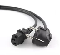 Kable - Kabel GEMBIRD PC-186 (C13 / IEC C13 / IEC 320 C13 - Schuko ; 1,8m; kolor czarny) - miniaturka - grafika 1