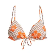 Stroje kąpielowe - Trójkątny stanik bikini dla Kobiety MINI HULA STRAPPY TRI Brązowy - miniaturka - grafika 1