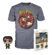 Figurki kolekcjonerskie - harry potter - pocket pop - harry potter trio + tee (m) - miniaturka - grafika 1