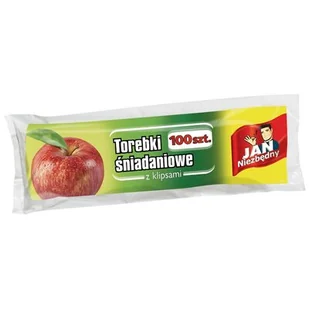 Jan Niezbędny Sarantis Torebki śniadaniowe 18x28cm 100szt 8571013783 - Pozostałe akcesoria kuchenne - miniaturka - grafika 1