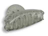 Ozdoby do włosów - Orientana, Klamra spinka do włosów jasny szary wodospad - miniaturka - grafika 1