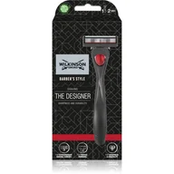 Maszynki do golenia i wkłady - WILKINSON SWORD BARBER'S STYLE THE DESIGNER MASZYNKA DO GOLENIA DLA MĘŻCZYZN + 1 WKŁAD - miniaturka - grafika 1