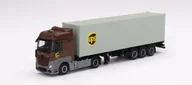 Samochody i pojazdy dla dzieci - Tarmac Works Mercedes Benz Actros 40' Container Ups 1:64 Mgt007 - miniaturka - grafika 1
