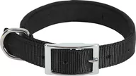 Smycze dla psów - ZOLUX Nylon Komfort 60cm x 25mm obroża dla psa czarna - miniaturka - grafika 1