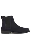 Botki męskie - Calvin Klein Sztyblety Ess Rubber Chelsea Su HM0HM02055 Czarny - miniaturka - grafika 1