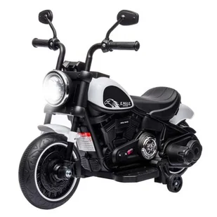 Milly Mally Pojazd na akumulator Motocykl Eagle White - Pojazdy elektryczne dla dzieci - miniaturka - grafika 1