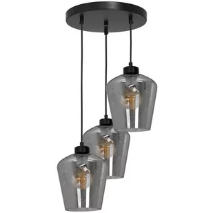 Milagro Lampa wisząca SANTIAGO SMOKED 3xE27 MLP6612 - Lampy sufitowe - miniaturka - grafika 2