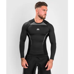 Venum Rashguard Jaws 2.0 Long Sleeves Długi Rękaw Black - Kimona, stroje i obuwie - miniaturka - grafika 1
