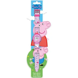 Zegarek KIDS EUROSWAN Świnka Peppa PP09046 - Zabawki interaktywne dla dzieci - miniaturka - grafika 1