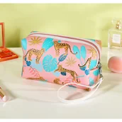 Kosmetyczki, organizery i kuferki - Kosmetyczka rozkładana podłużna safari kuferek KS81 - miniaturka - grafika 1