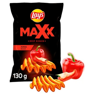 Lay's Maxx Czerwona Papryka 130g - Chipsy - miniaturka - grafika 1