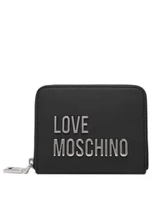 LOVE MOSCHINO Duży Portfel Damski JC5613PP0NKD000B Czarny - Portfele - miniaturka - grafika 1