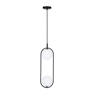 Candellux Lighting podwójna lampa wisząca złota CORDEL 32-73464 lampa sufitowa do jadalni klosze białe kule 32-73464 - Lampy sufitowe - miniaturka - grafika 2