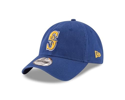 New Era Seattle Mariners MLB Core Classic Niebieski Regulowana 9Twenty Czapka - One-Size