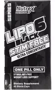 Odchudzanie i oczyszczanie - Nutrex - Lipo-6 Black Ultra Concentrate Stim-Free, 60 kapsułek - miniaturka - grafika 1