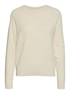 Vero Moda Sweter w kolorze beżowym - Swetry damskie - miniaturka - grafika 1