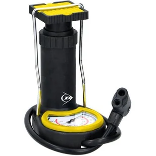 Dunlop Zestaw pompka nożna z adapterami etui Dunlop - Pompki rowerowe - miniaturka - grafika 1