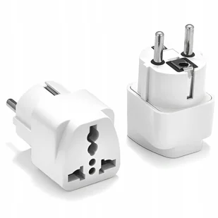 ADAPTER SIECIOWY PRZEJŚCIÓWKA PODRÓŻNA SZWAJCARIA EU USA UK - Inne akcesoria audio-wideo - miniaturka - grafika 1