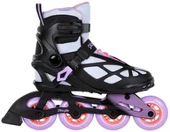 Rolki - Powerslide, Rolki damskie, Lancer white 84, rozmiar 40 - miniaturka - grafika 1