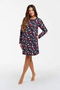 Cookies koszula damska długi rękaw - Italian Fashion - Piżamy damskie - miniaturka - grafika 1