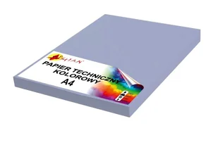 Papier techniczny A4 160g fioletowy v3 50 arkuszy - Szkolne artykuły papiernicze - miniaturka - grafika 1