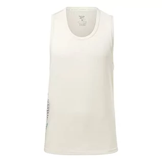 Koszulki sportowe męskie - Reebok Męski top Lm Ac + Dreamblend Tank Top, Clawht, L - grafika 1