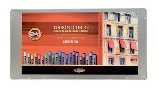 Koh-I-Noor Pastele suche 48 sztuk w metalowej kasetce - Kredki, ołówki, pastele i pisaki - miniaturka - grafika 1
