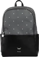 Plecaki - Vuch Plecak damski Maxel szaro-czarny uniwersalny - miniaturka - grafika 1