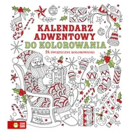 Kolorowanki, wyklejanki - Kalendarz adwentowy do kolorowania - miniaturka - grafika 1