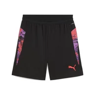 Spodnie sportowe męskie - Męskie szorty piłkarskie IndividualCUP PUMA Black - miniaturka - grafika 1