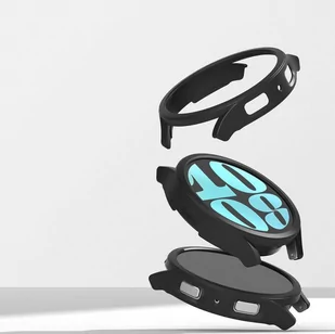 Etui SAMSUNG GALAXY WATCH 6 (44MM) Ringke Slim 2-pack czarne transparentne - Akcesoria do smartwatchy - miniaturka - grafika 4