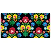 Podkładki na biurko - Duża mata na biurko Ludowy motyw folk 120x60 cm - miniaturka - grafika 1