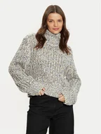Swetry damskie - Noisy May Golf Bethy 27032214 Beżowy Regular Fit - miniaturka - grafika 1