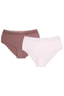Majtki damskie - Figi Henderson Polly 2 42826 2-pak cream/coffe - miniaturka - grafika 1