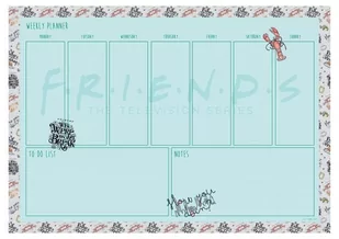 Przyjaciele Friends - planer tygodniowy 21x29,7 cm - Notesy i bloczki - miniaturka - grafika 1